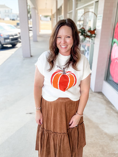 Pumpkin Patch Knit Top