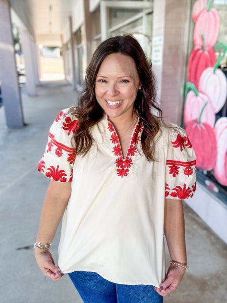 Canyon Sunset Blouse: Plus