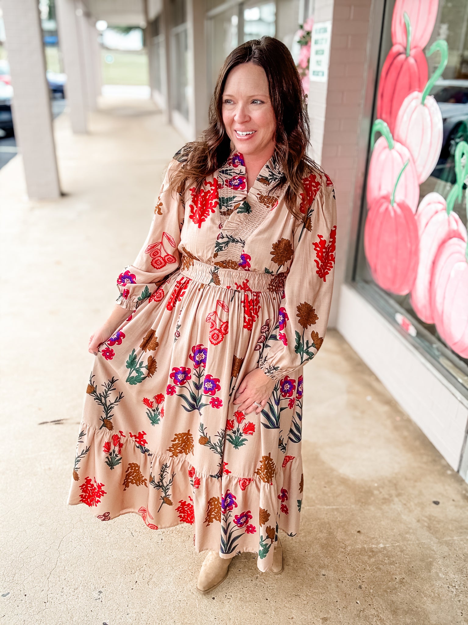 Autumn Garden Stroll Dress