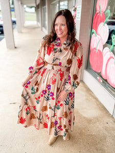 Autumn Garden Stroll Dress