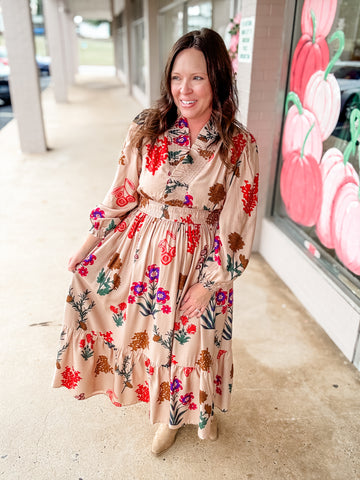 Autumn Garden Stroll Dress