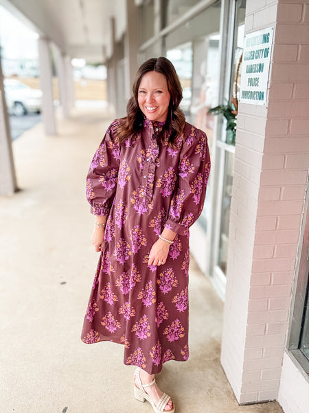 Wild Berry Bloom Dress