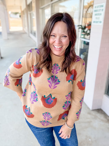 Desert Bloom Sweater