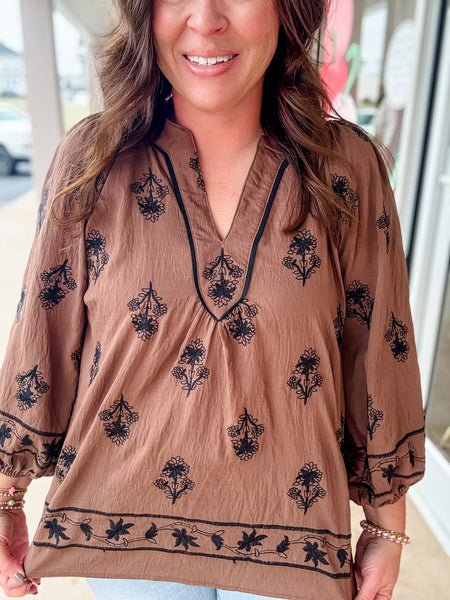 Woodland Bloom Blouse