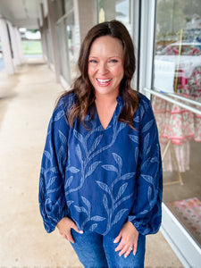 Midnight Willow Blouse
