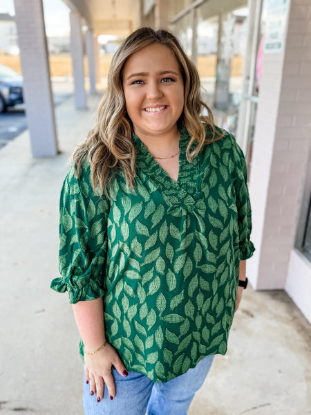 Meadow Mist Blouse: Plus