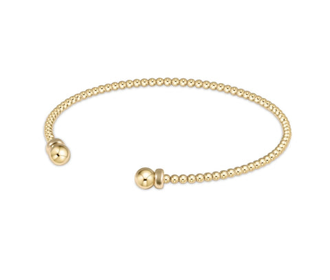 Enewton Classic Gold 2mm Beaded Cuff: Gold