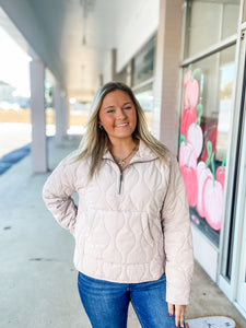 Oatmeal Cloud Half Zip