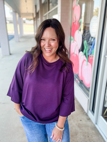 Plum Everyday Ease Top