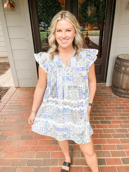 Blue & Dainty Dress