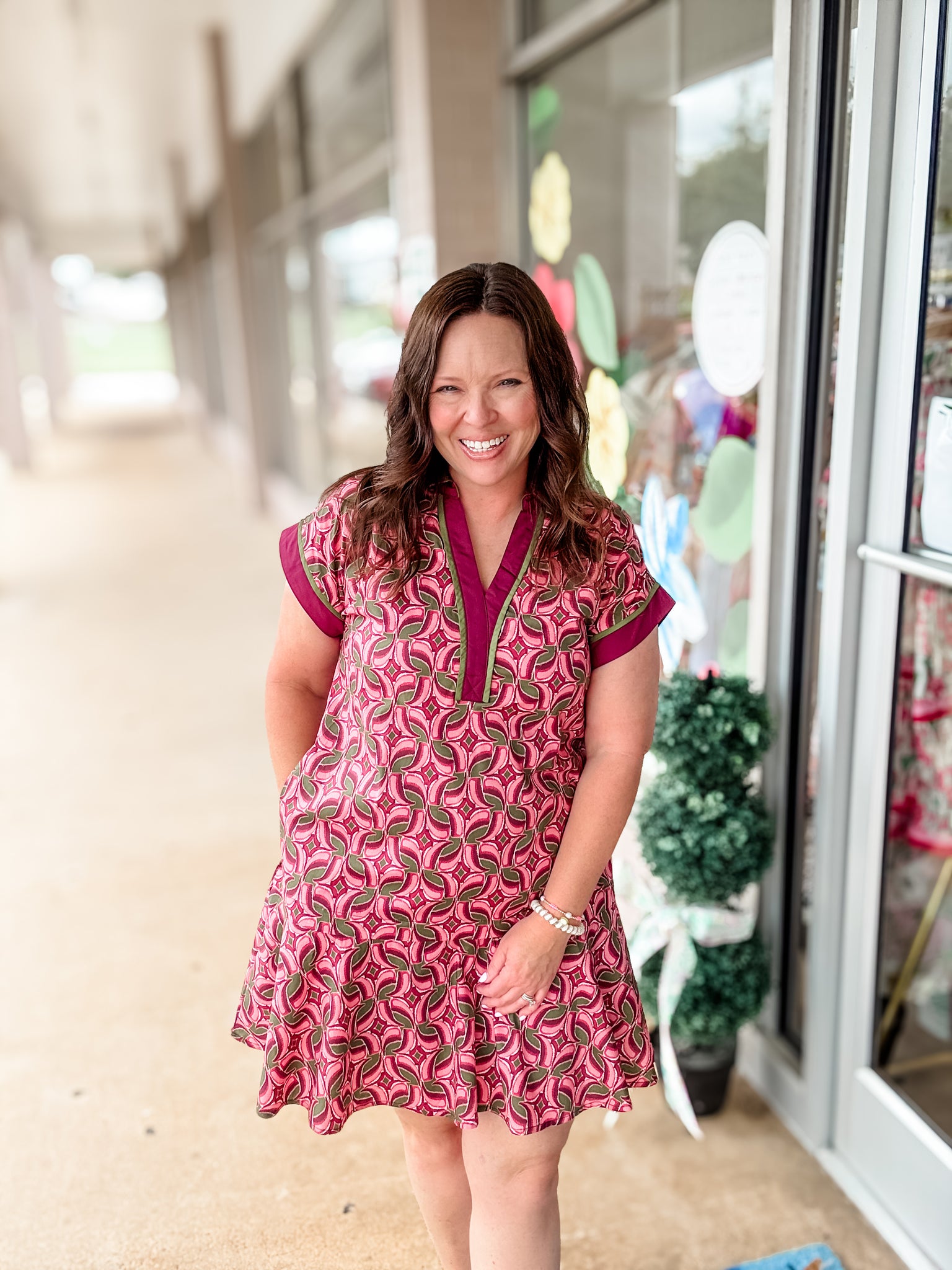 Olive & Orchid Dress