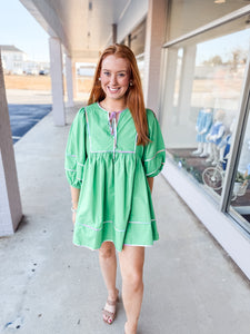 Green Tie Dress