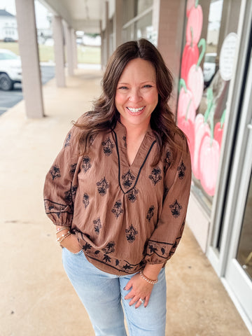 Woodland Bloom Blouse