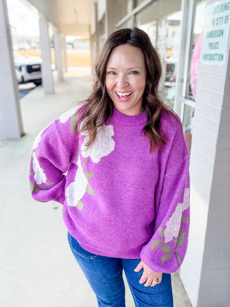 Blooming Grace Knit Sweater