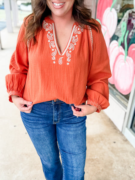 Harvest Ember Blouse