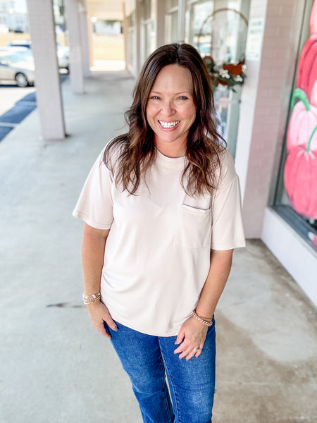 Sandstone Pocket Tee
