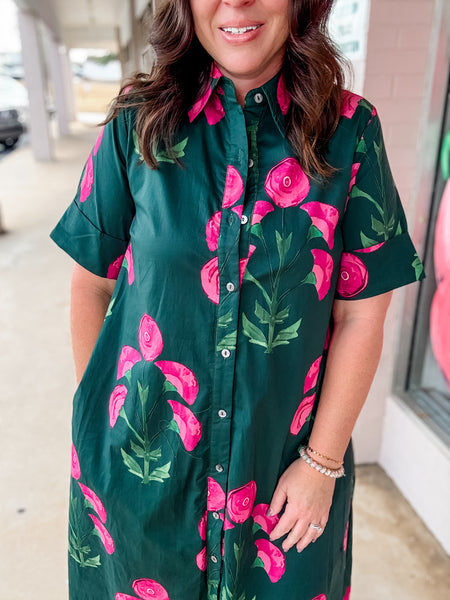 Bloom & Stroll Shirt Dress