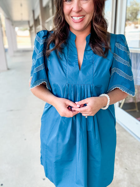 Teal Tunic Dress
