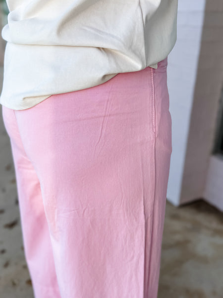 Blush Petal Ruffle Pants