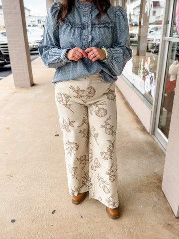 Wildflower Sketch Jeans