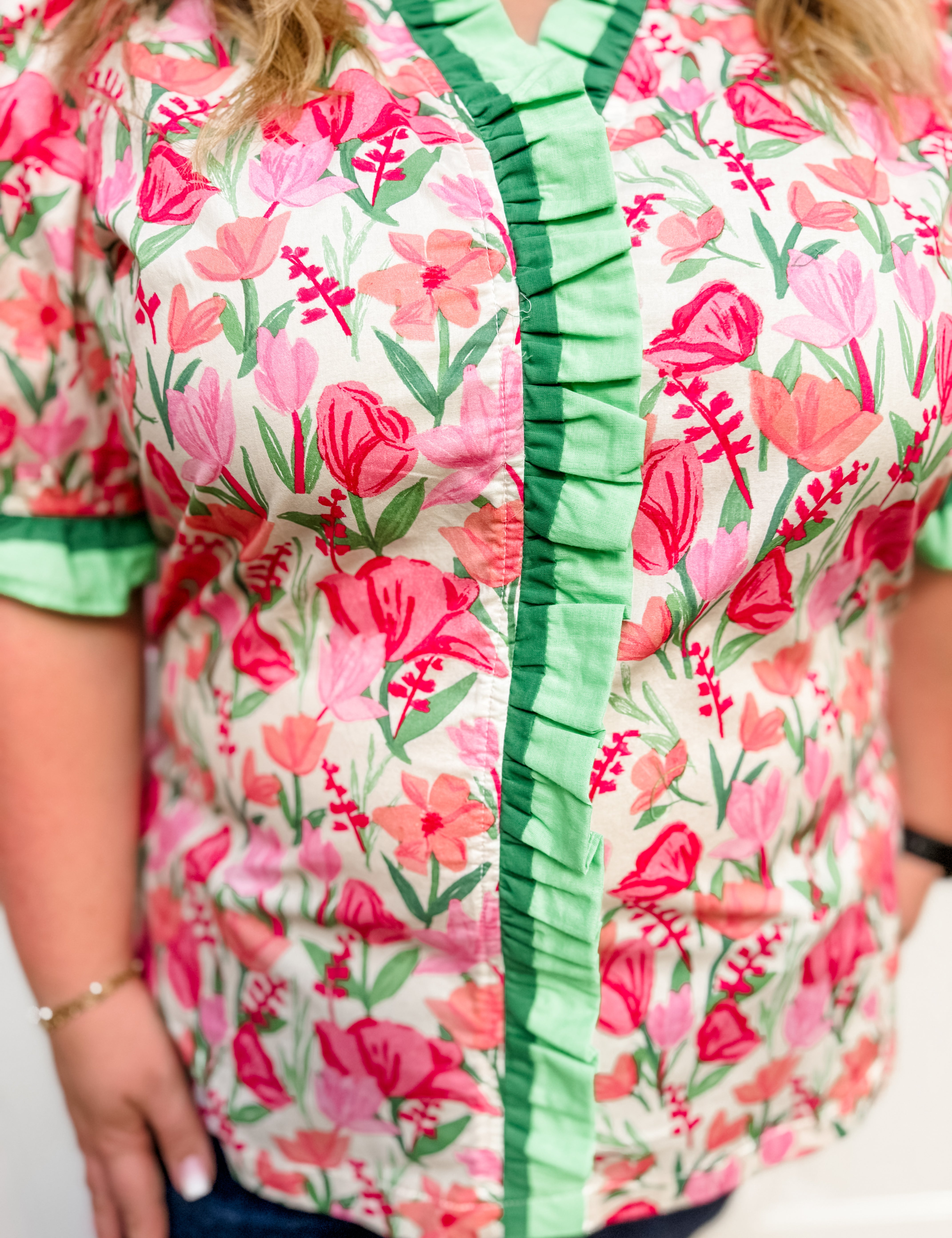 Tulip Market Bliss Top: Plus Size