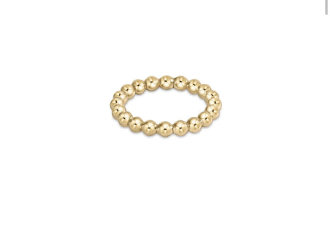 Enewton Classic Gold 3mm Bead Ring