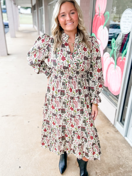 Vintage Postcard Dress
