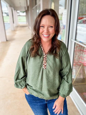 Wild Olive Blouse