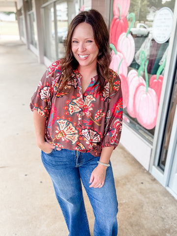 Autumn Bloom Blouse