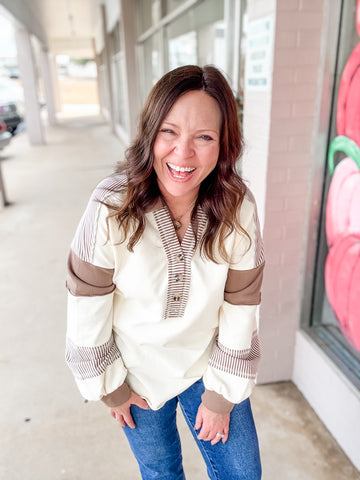 Sugar & Stripes Henley