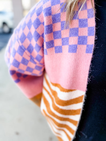 Patchwork Play Colorblock Cardigan