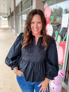 Midnight Grace Blouse
