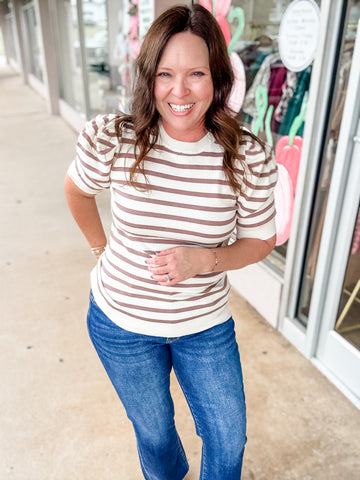 Chestnut Lane Stripes Top