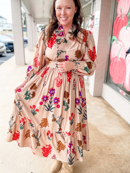 Autumn Garden Stroll Dress