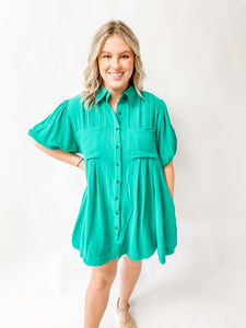 My Summer Dress:  kelly green