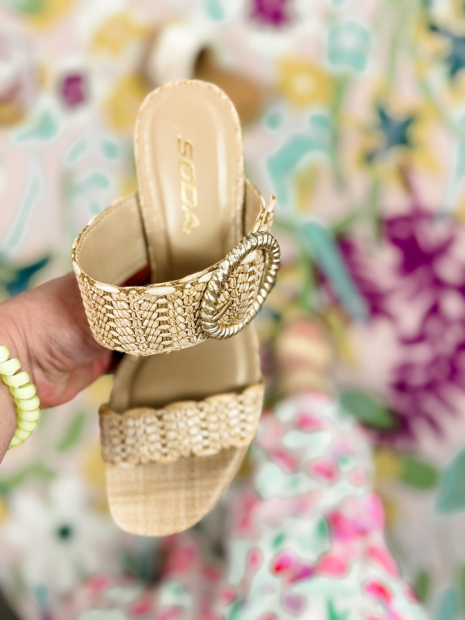 Ilana Raffia Sandal