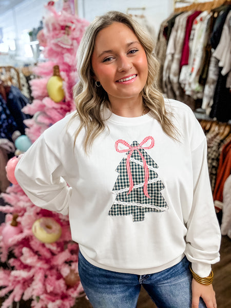 Gingham Greetings Sweatshirt
