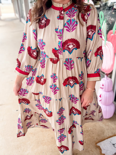 Canyon Blooms Maxi Dress