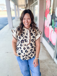Wild Ruffle Charm Top