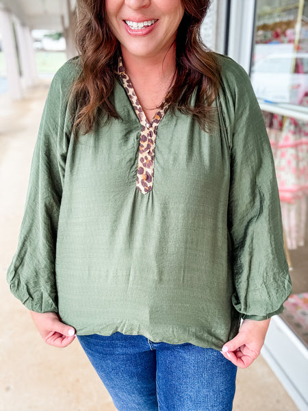Wild Olive Blouse
