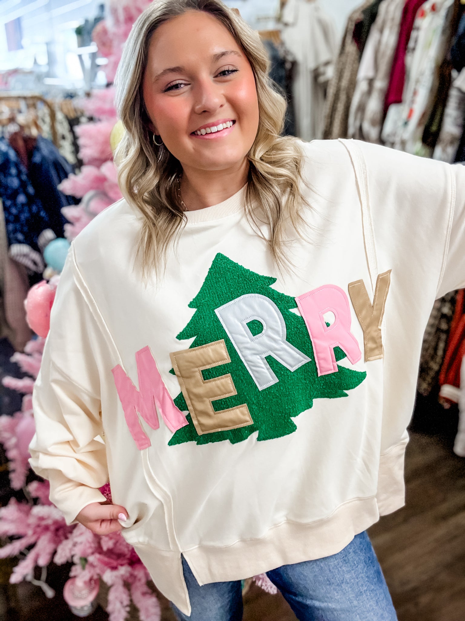 Mistletoe Merry Sweatshirt
