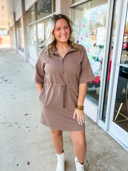 Cocoa City Zip Dress