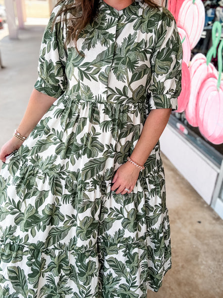 Palm Haven Maxi Dress