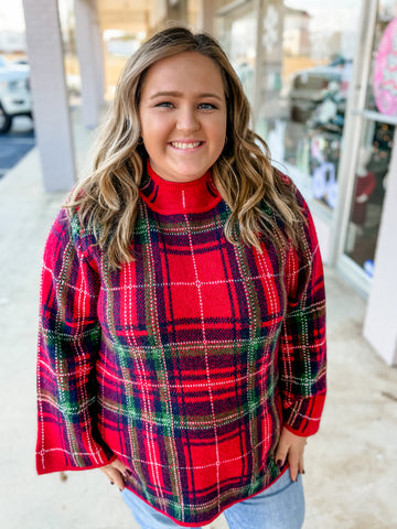 Holly Jolly Plaid Pullover