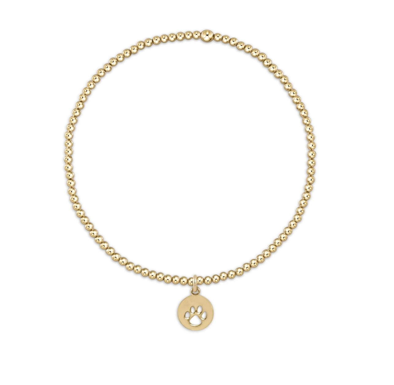 Enewton Classic Gold 2mm Paw Small Bracelet