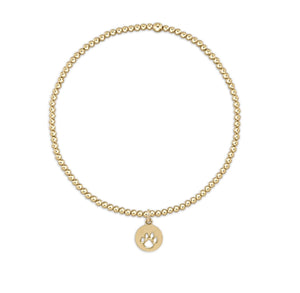 Enewton Classic Gold 2mm Paw Small Bracelet