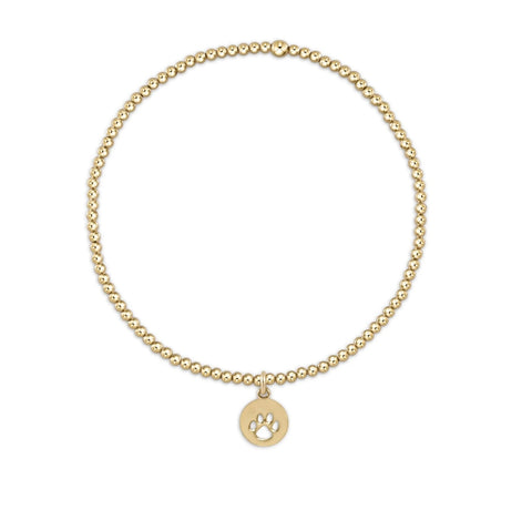Enewton Classic Gold 2mm Paw Small Bracelet