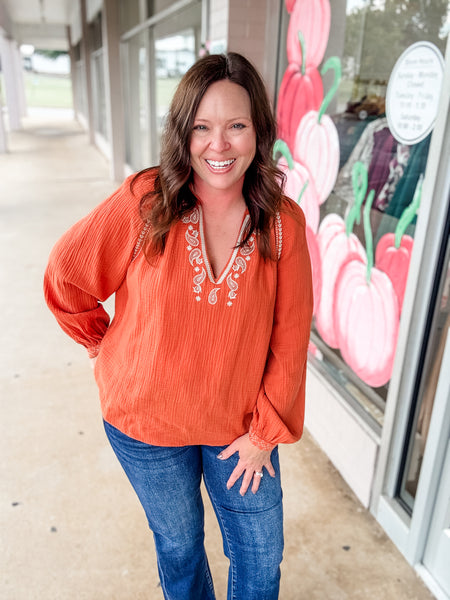 Harvest Ember Blouse