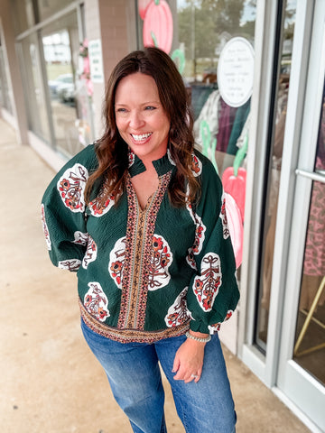 Forest Bloom Top
