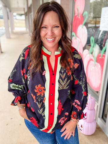 Autumn Garden Blouse